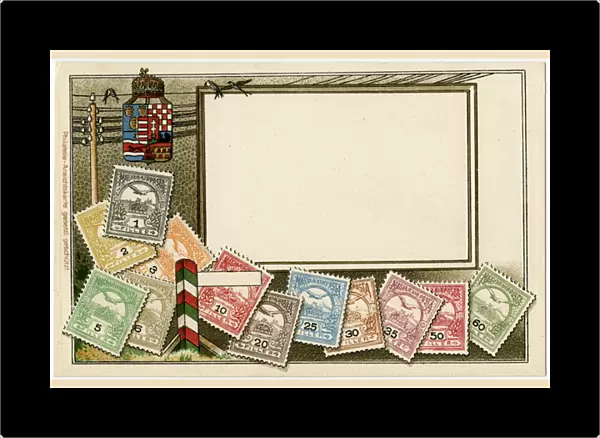 Stamp Card produced by Ottmar Zeihar - Hungary