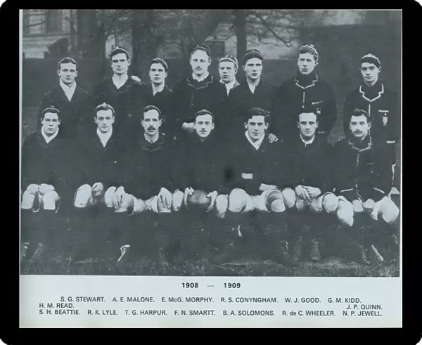 Trinity College Rugby Team, Dublin, Ireland