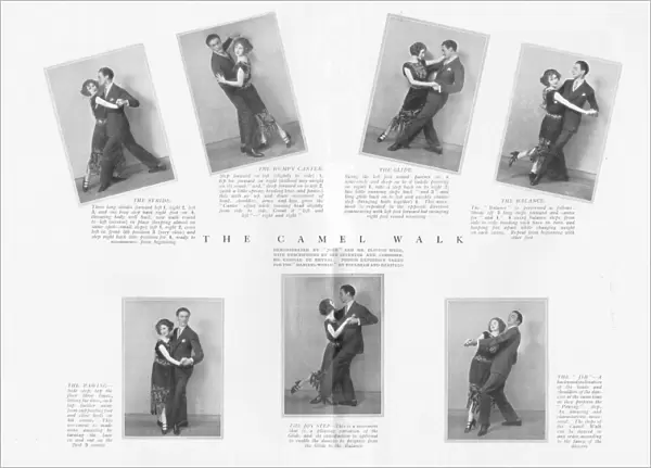 Dance The Camel Walk demonstrated by Clifton Webb and June