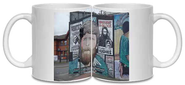 Wall mural of K Nugent at Belfast