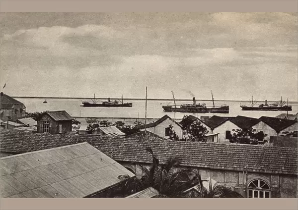View of the harbour, Beira, Mozambique, East Africa