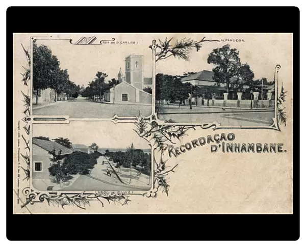 Souvenir postcard of Inhambane, Mozambique, East Africa
