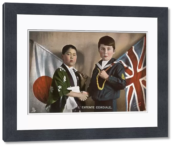 L Entente Cordiale, Young Japanese boy and Young British Boy