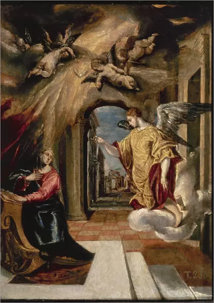 The Annunciation, 1570-1572, by El Greco