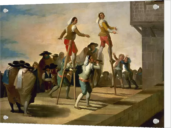 Stilts, 1791-1792, by Francisco de Goya