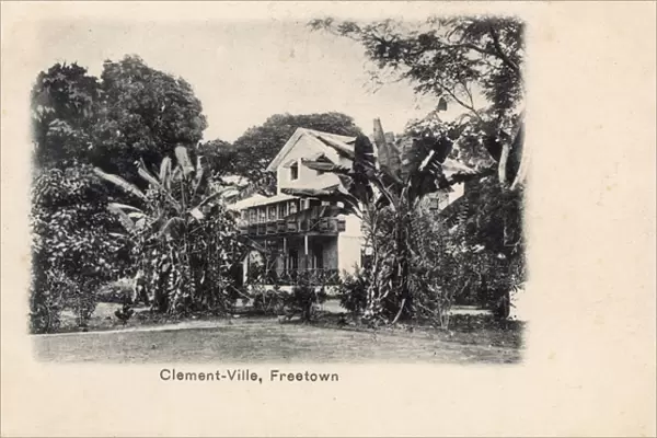 Clement-Ville mansion, Freetown, Sierra Leone, West Africa