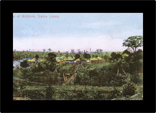 View of Rotifunk, Sierra Leone, West Africa