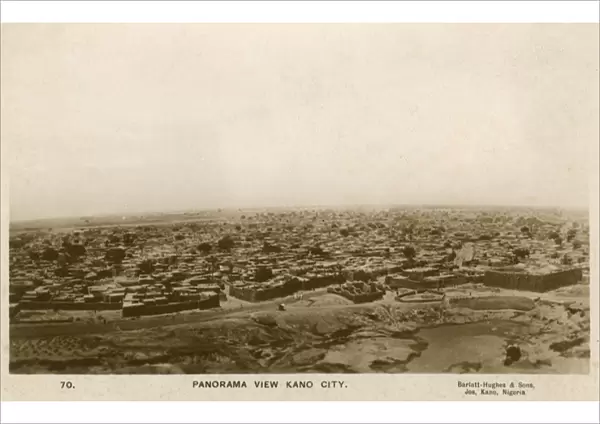 General view of Kano City, Nigeria, West Africa
