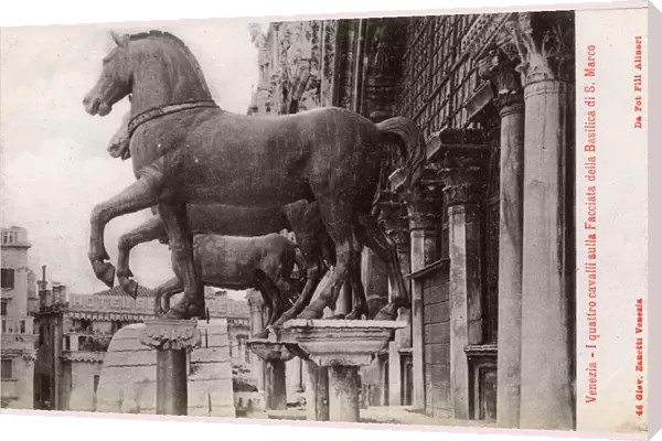 St. Marks Square, Venice, Italy - The Horses of St. Mark