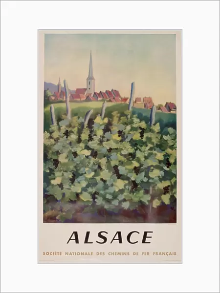 Advertisement for Alsace, France