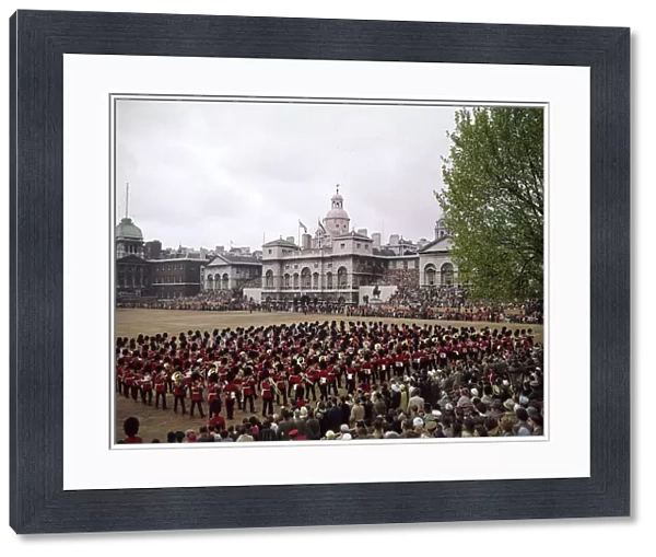 Trooping the Colour in Horse Guards Parade, London