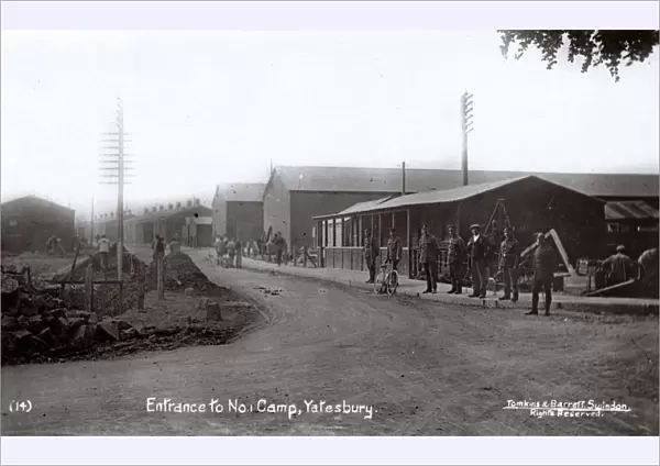 No. 1 Camp, Yatesbury, near Calne, Wiltshire, WW1