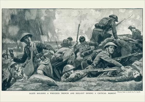 Gallant soldiers in the thick of the fight 1916