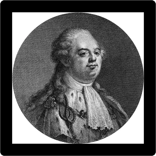Louis XVI, King of France - oval portrait