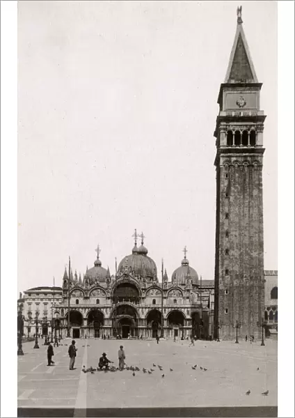 St. Marks Square - Venice - the Duomo and Campanile