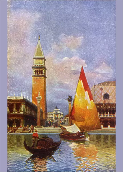 Venice, Italy - Piazetta S. Marco dala Laguna