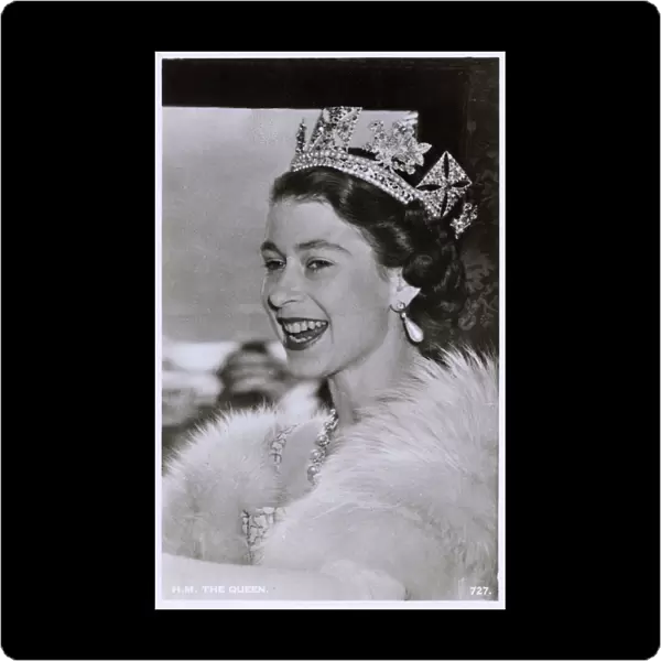 HRH Queen Elizabeth II - wearing the George IV State Diadem