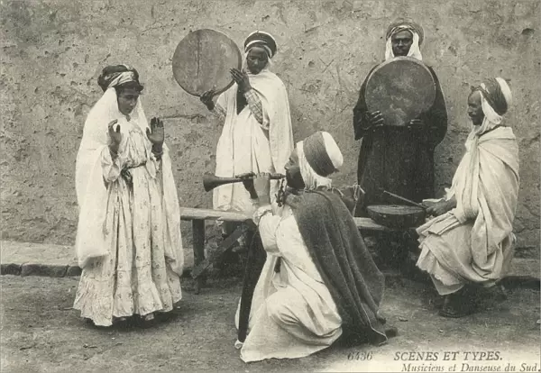 Musicians and Dancer - Southern Algeria