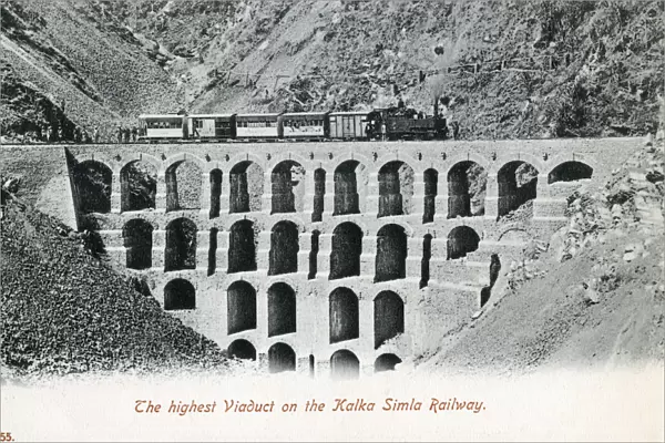 Highest Viaduct on the Kalka-Shimla Railway