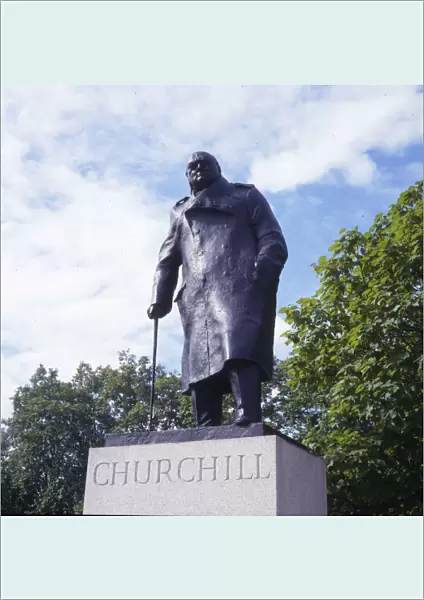 Statue of Winston Churchill, Parliament Square, Westminster