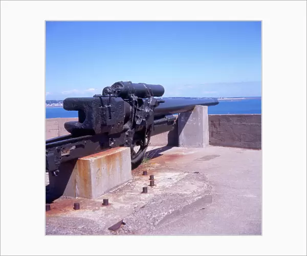 German WW2 gun - Noirmont Point, Jersey, Channel Islands