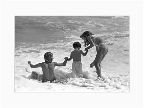 Children in surf, Costa del Sol