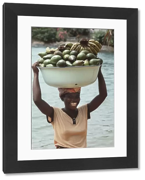 Fruit seller, Sierra Leone
