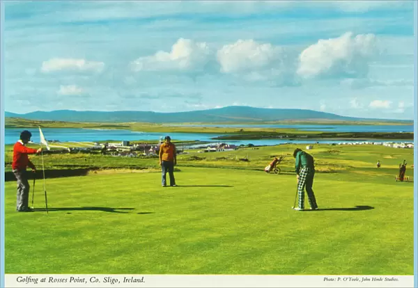 Golfing at Rosses Point, County Sligo by P O Toole