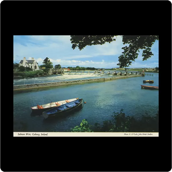 Salmon Weir, Galway, Republic of Ireland by P O Toole