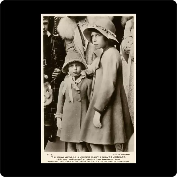 Princesses Elizabeth and Margaret - George V Silver Jubilee