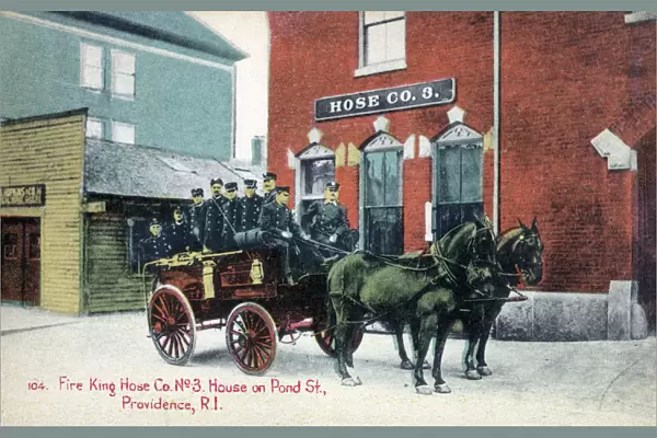 Firemen - Fire King Hose Co. No. 3 - Providence, RI, USA