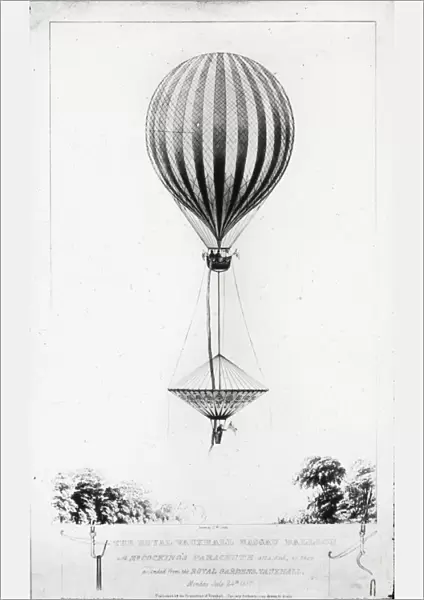 The Royal Vauxhall Nassau Balloon with Cockings Parachute