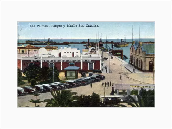 Santa Catalina dock (and car park!) at the Port of Las Palmas (Puerto de la Luz)