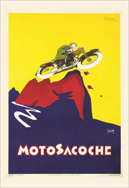 Motosacoche Poster by Nizzoli
