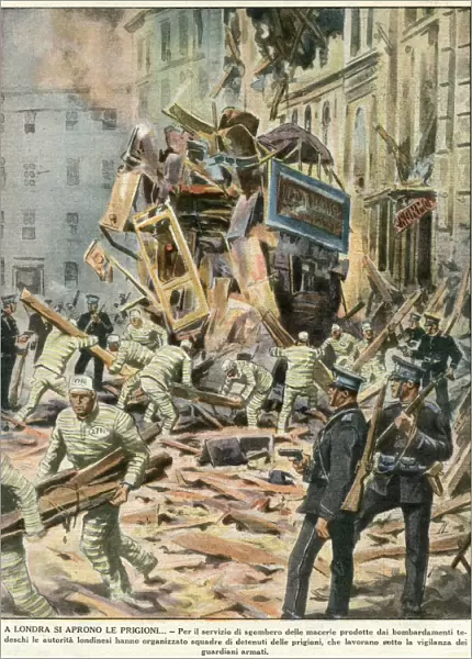 CONVICTS CLEAR RUBBLE