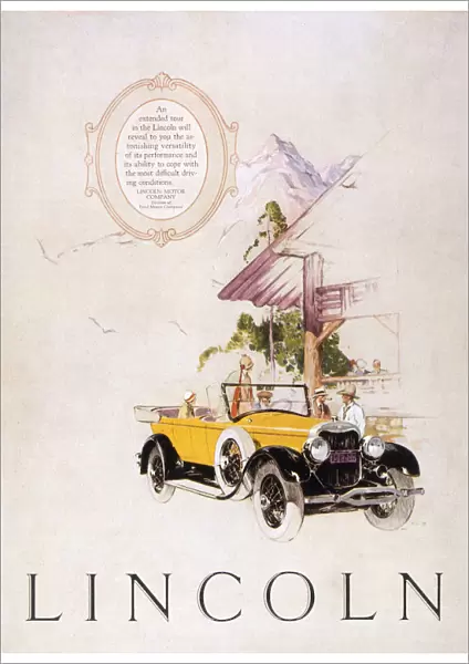 LINCOLN 1925 ADVERT