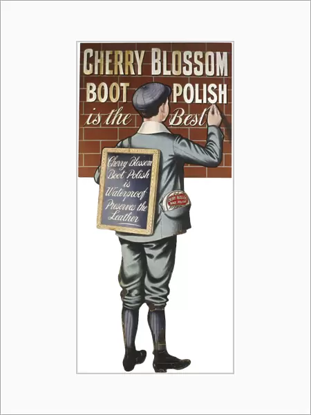 Advertisement for Cherry Blossom boot polish