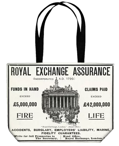Advert for Royal Exchange Assurance 1905