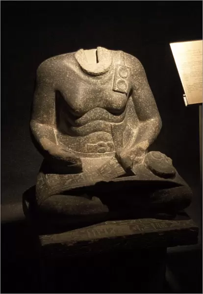 Statue of Mentuhotep. Egyptian Art Museum. Luxor. Egypt