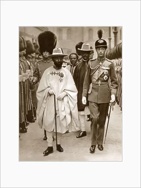 Duke of York - Visit - Ras Tafari, Prince Regent of Ethiopia