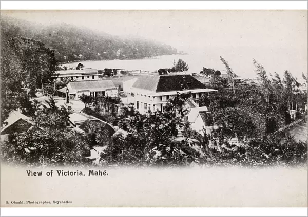 Mahe, Seychelles - View over Victoria