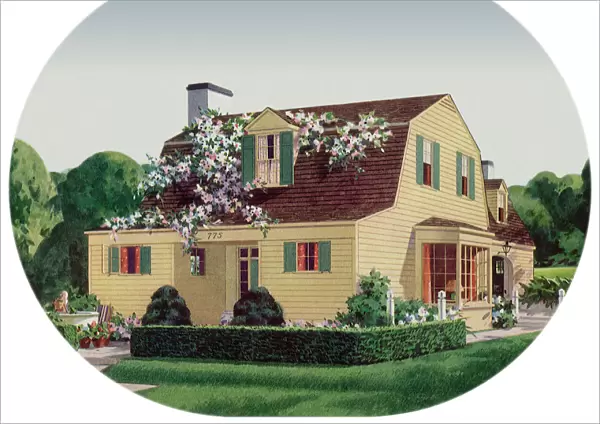 House, Flowering Vine Date: 1938