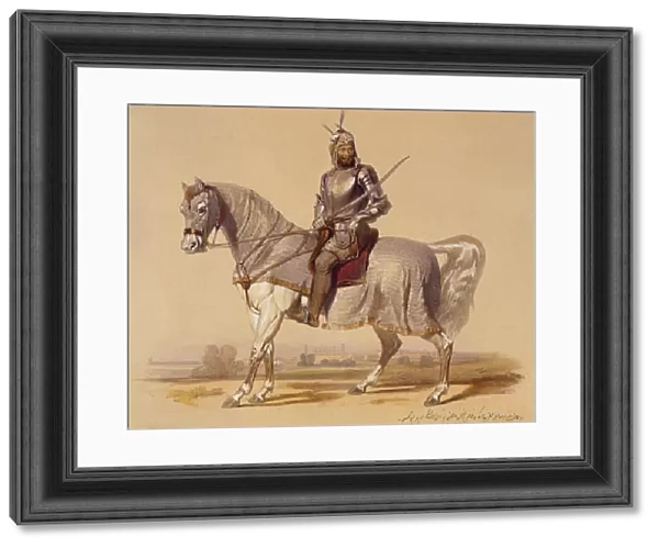 Sikh Warrior on Horse, India 1847 Date: 1847