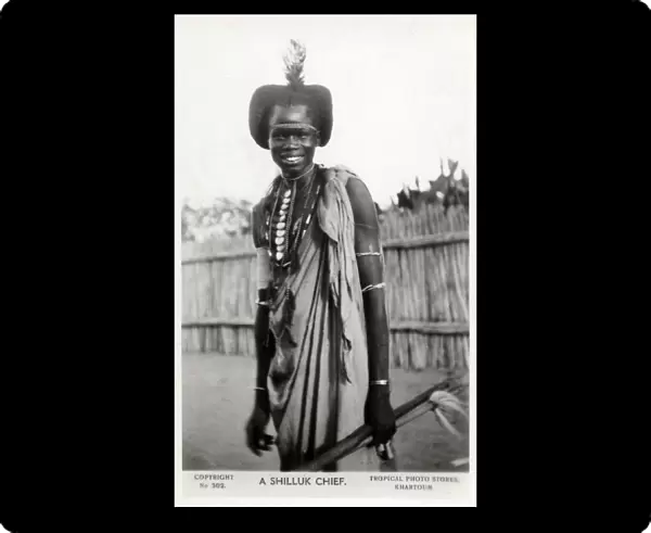 Chief of the Shilluk Tribe - Southern Sudan