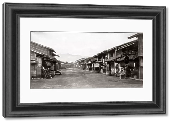 Odawara, Japan circa 1870s. Date: circa 1870s