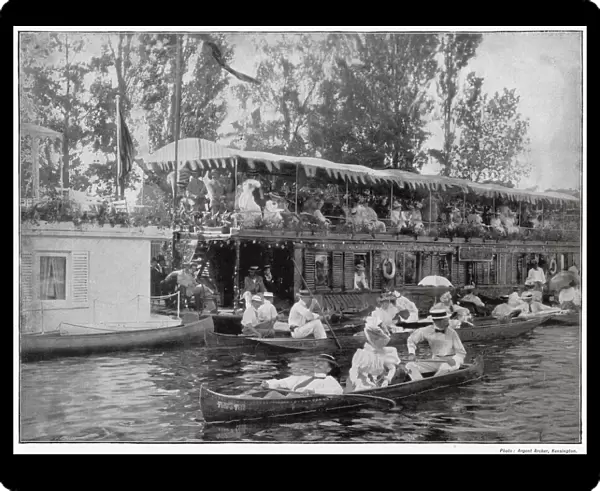 House-boats at Henley-on-Thames