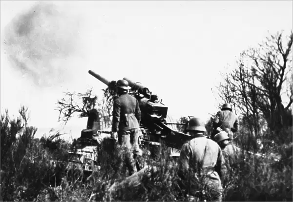 German artillery WWII