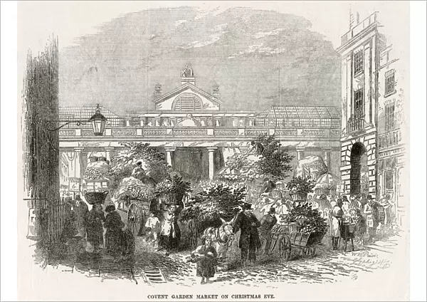 Covent Garden Market, London, Christmas Eve 1846