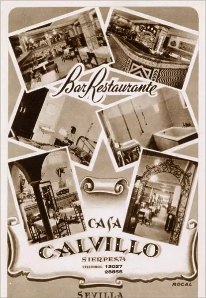 Casa Calvillo, hotel, bar and restaurant, Seville, Spain