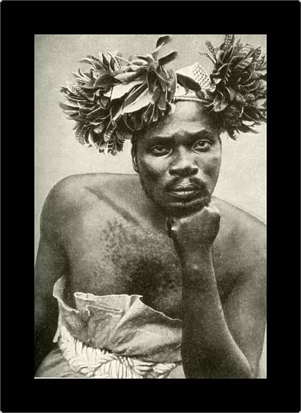 King Manziga Avungura, Belgian Congo, Central Africa